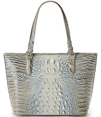 BRAHMIN Ombre Melbourne Collection Mindful Grey Medium Asher Tote Bag