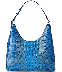 BRAHMIN Ombre Melbourne Collection Tabitha Electric Indigo Shoulder Bag