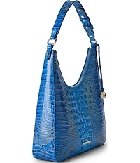 BRAHMIN Ombre Melbourne Collection Tabitha Electric Indigo Shoulder Bag