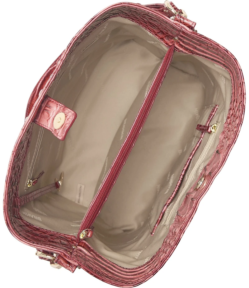 BRAHMIN Ombre Melbourne Coquette Celina Bucket Bag