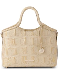 BRAHMIN Orinoco Collection Champagne Small Elaine Satchel Bag