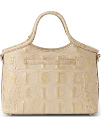 BRAHMIN Orinoco Collection Champagne Small Elaine Satchel Bag