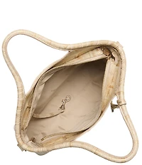 BRAHMIN Orinoco Collection Champagne Small Elaine Satchel Bag