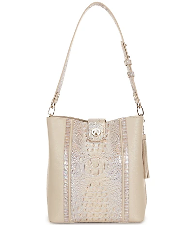 BRAHMIN Pearl Admire Collection Celina Bucket Bag