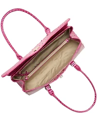 BRAHMIN Phlox Pink Dayan Satchel Bag
