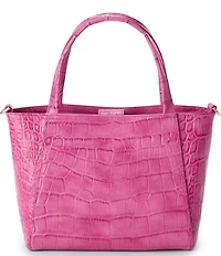 BRAHMIN Pink Alba Collection Small Mona Tote Bag