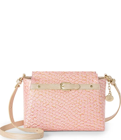 BRAHMIN Pink Novella Collection Hillary Crossbody Bag