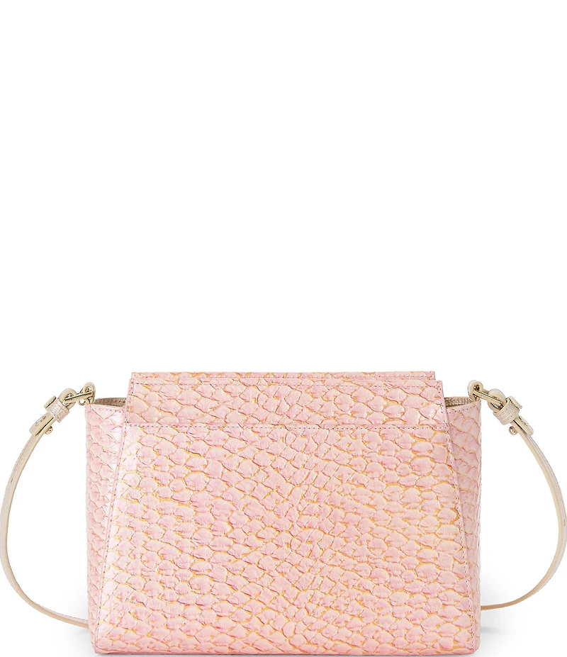 BRAHMIN Pink Novella Collection Hillary Crossbody Bag