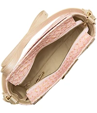 BRAHMIN Pink Novella Collection Hillary Crossbody Bag