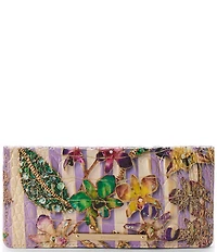 BRAHMIN Pinstripe Petals Melbourne Collection Ady Wallet