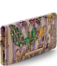 BRAHMIN Pinstripe Petals Melbourne Collection Ady Wallet
