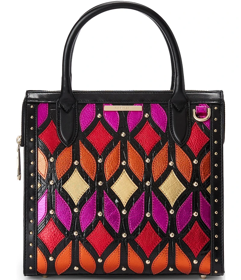 BRAHMIN Premier Collection Showtime Royale Small Caroline Satchel Bag