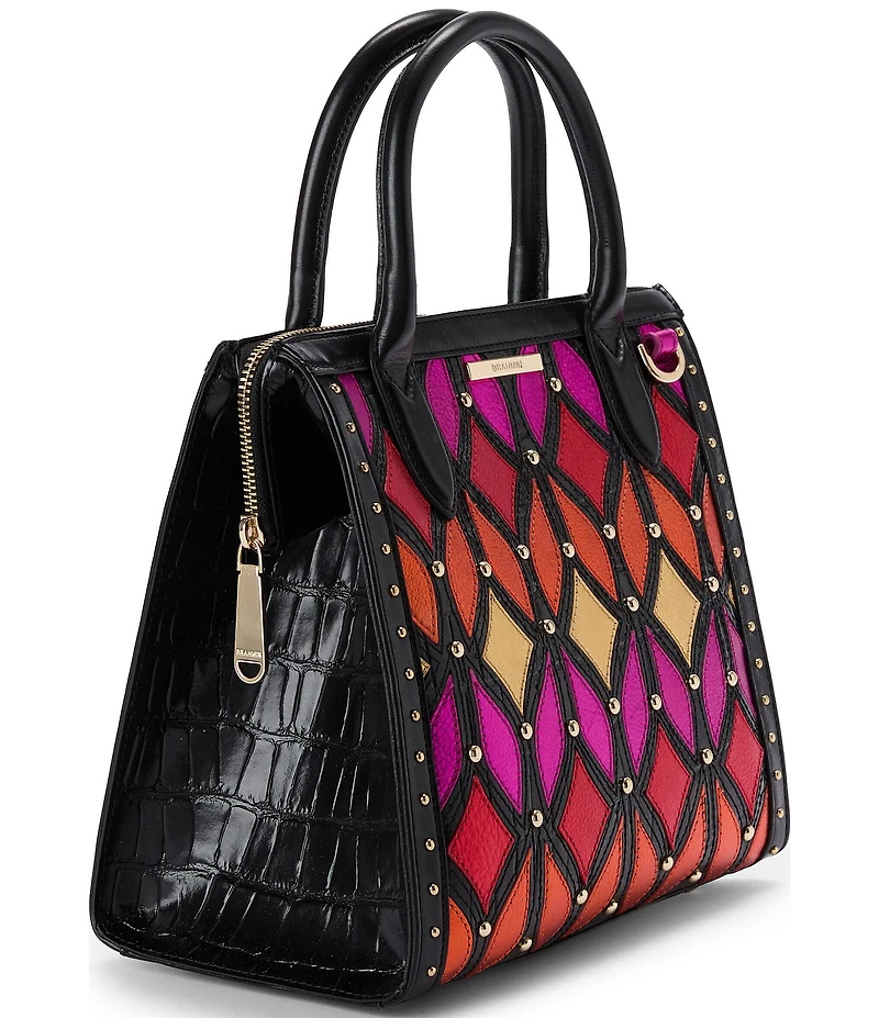 BRAHMIN Premier Collection Showtime Royale Small Caroline Satchel Bag