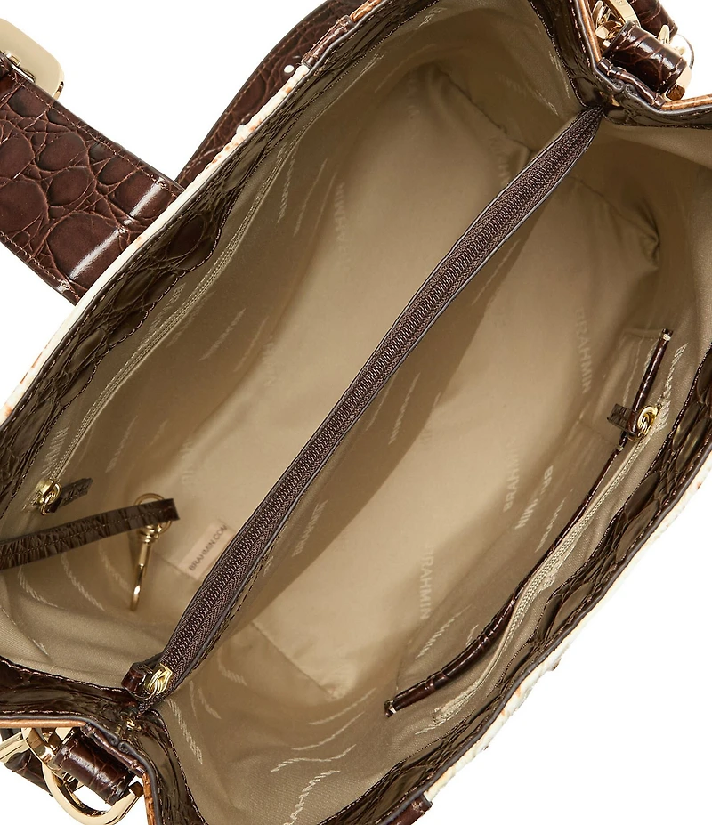 BRAHMIN Rambla Collection Multi Celina Buckle Bucket Bag