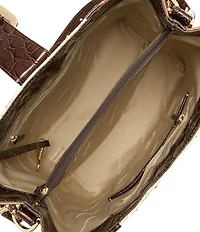 BRAHMIN Rambla Collection Multi Celina Buckle Bucket Bag