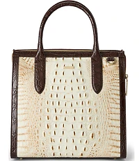 BRAHMIN Rambla Collection Multi Small Caroline Satchel Bag