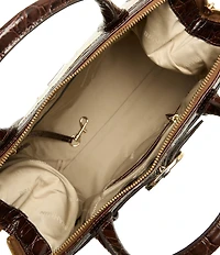 BRAHMIN Rambla Collection Multi Small Caroline Satchel Bag
