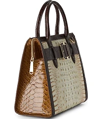 BRAHMIN Rambla Collection Multi Small Caroline Satchel Bag