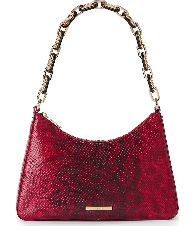 BRAHMIN Red Opal Cassatt Collection Mod Esme Shoulder Bag