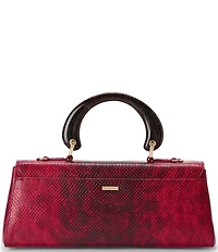 BRAHMIN Red Opal Cassatt Collectoin Dayan Satchel Bag