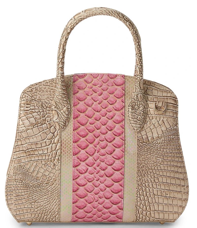 BRAHMIN Resort Collection Multi Rosetta Satchel Bag