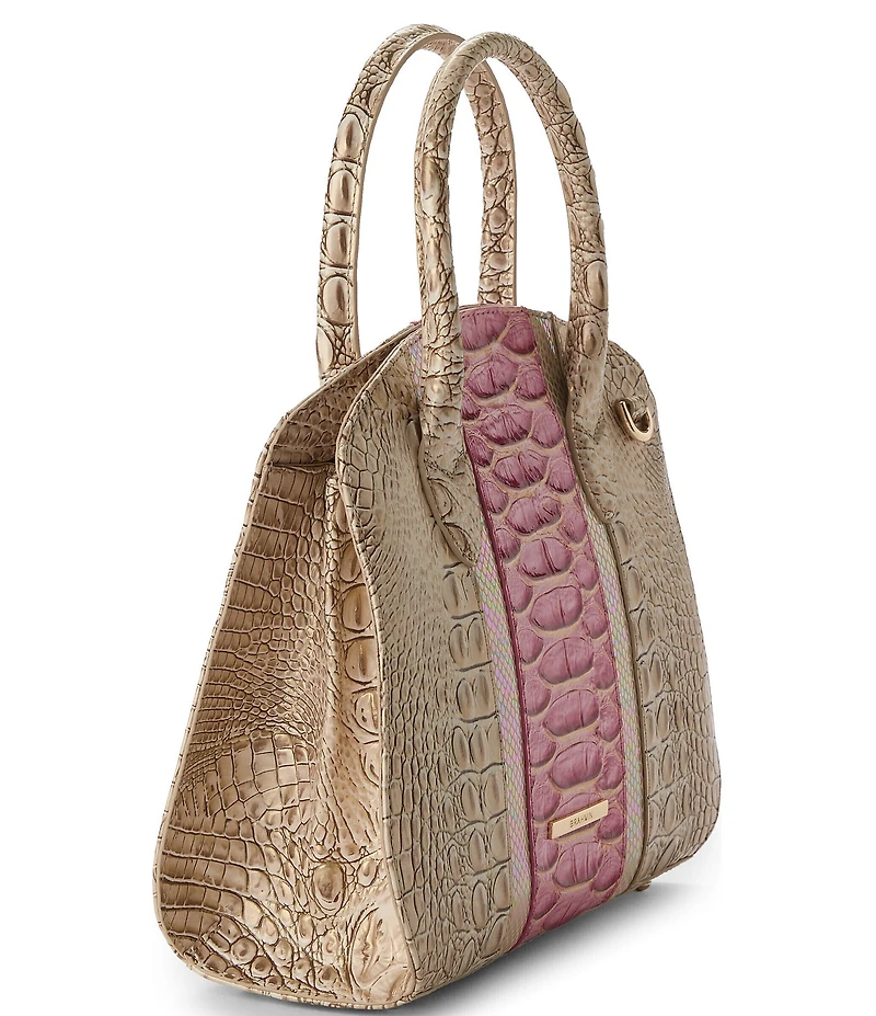 BRAHMIN Resort Collection Multi Rosetta Satchel Bag