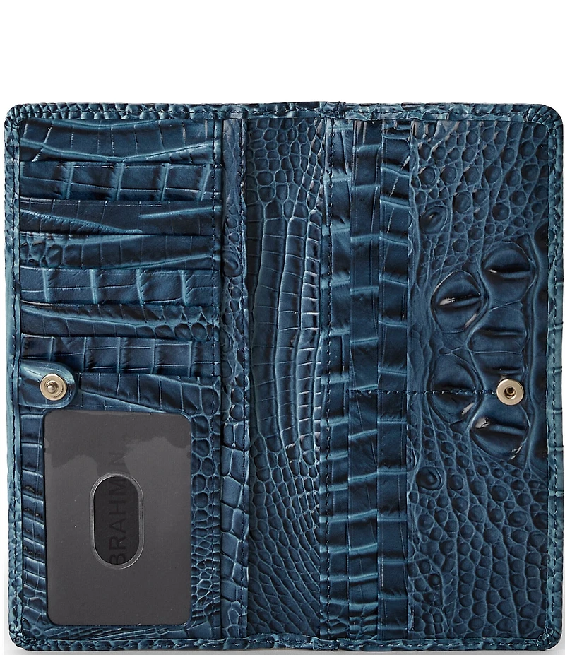 BRAHMIN Retro Blue Ady Wallet
