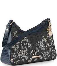 BRAHMIN Riverton Collection Josette Floral Shoulder Bag