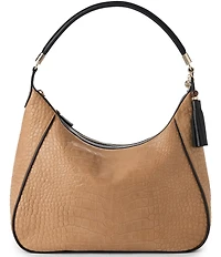 BRAHMIN San Lorenzo Collection Latte Edie Shoulder Bag