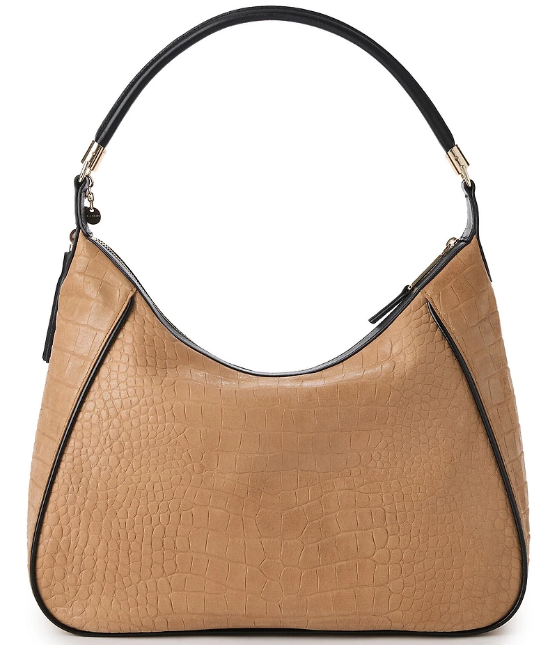 BRAHMIN San Lorenzo Collection Latte Edie Shoulder Bag
