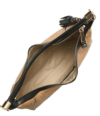 BRAHMIN San Lorenzo Collection Latte Edie Shoulder Bag