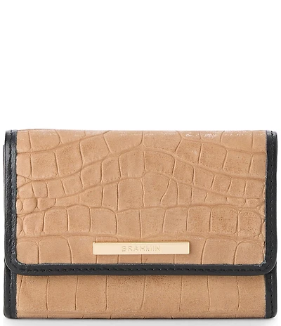 BRAHMIN San Lorenzo Collection Latte Kerra Wallet