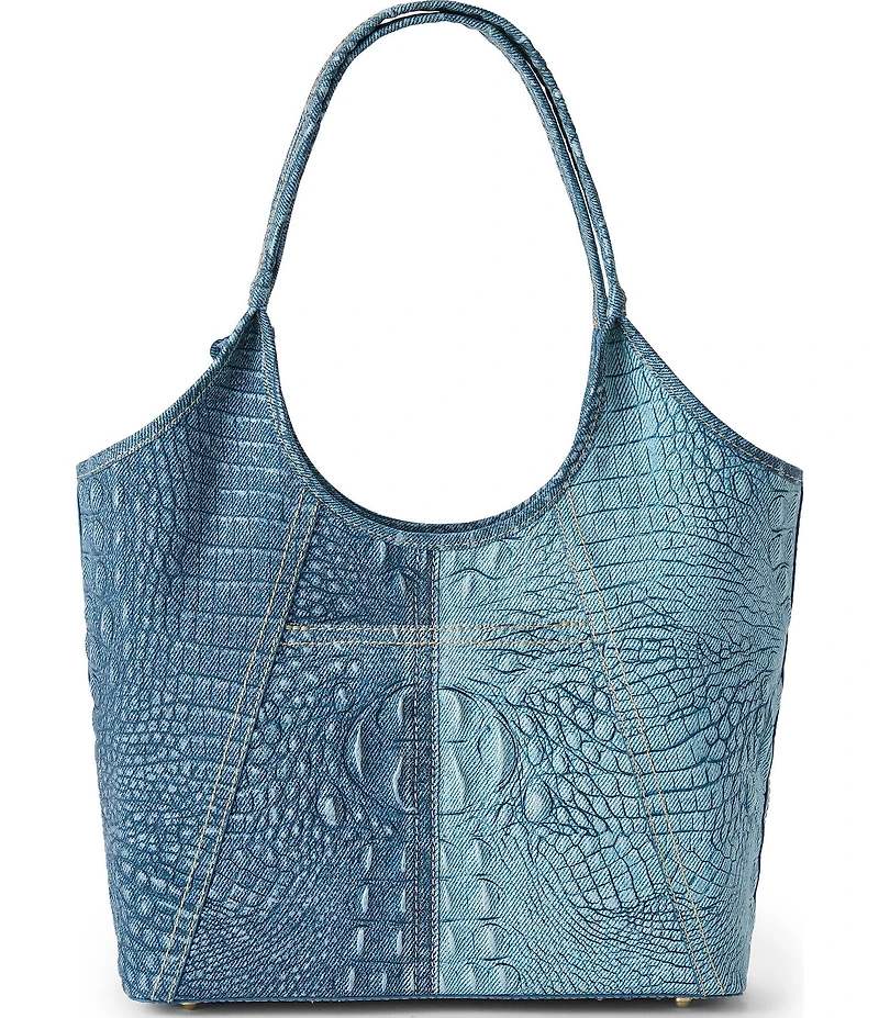BRAHMIN Secour Collection Denim Melora Tote Bag