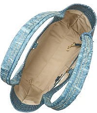 BRAHMIN Secour Collection Denim Melora Tote Bag