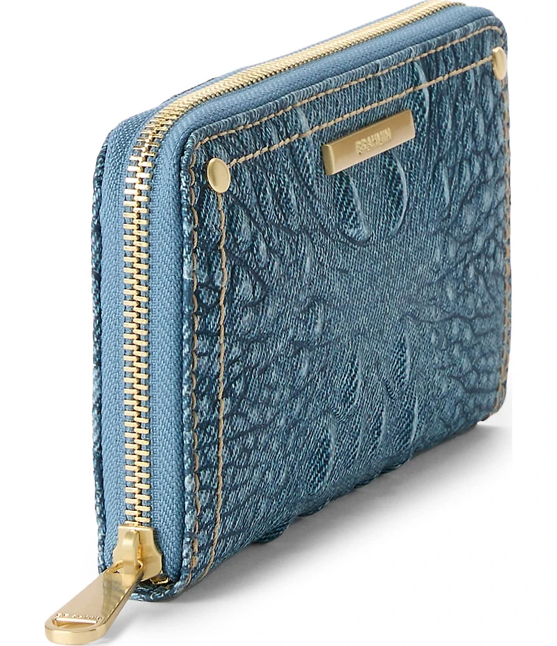 BRAHMIN Secour Collection Denim Suri Wallet