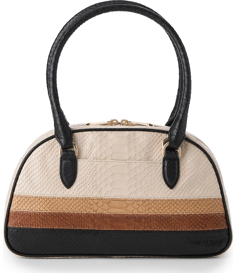 BRAHMIN Seraya Collection Multi Angie Dome Handle Satchel Bag