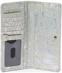 BRAHMIN Serenade Collection Silver Ady Wallet