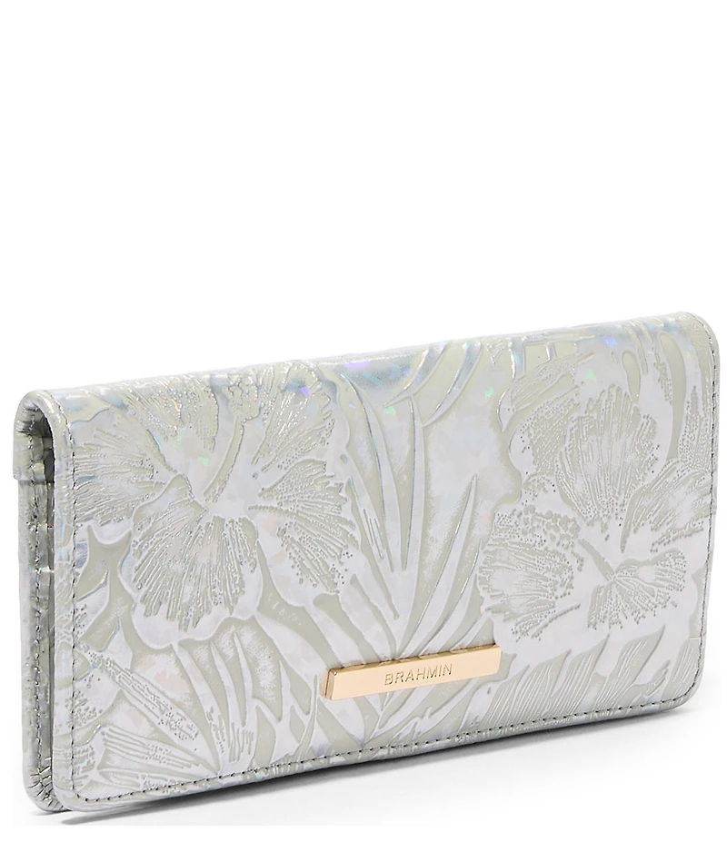 BRAHMIN Serenade Collection Silver Ady Wallet
