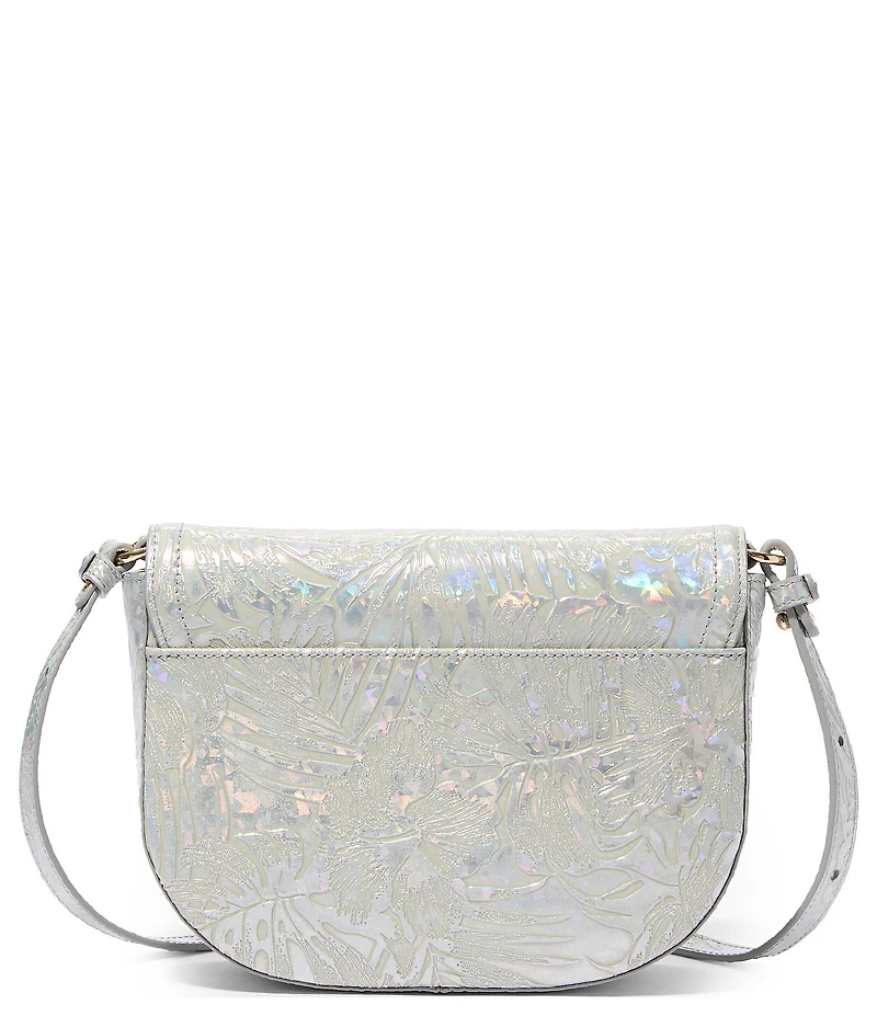 BRAHMIN Serenade Collection Silver Portia Crossbody Bag