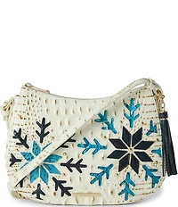 BRAHMIN Snowdrift Collection Shayna Snowball Crossbody Shoulder Bag