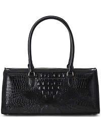 BRAHMIN Sophia Calgary Collection Ocelot Animal Print Satchel Bag