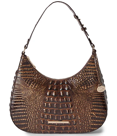 BRAHMIN Stephie Melbourne Collection Chocolate Shoulder Bag