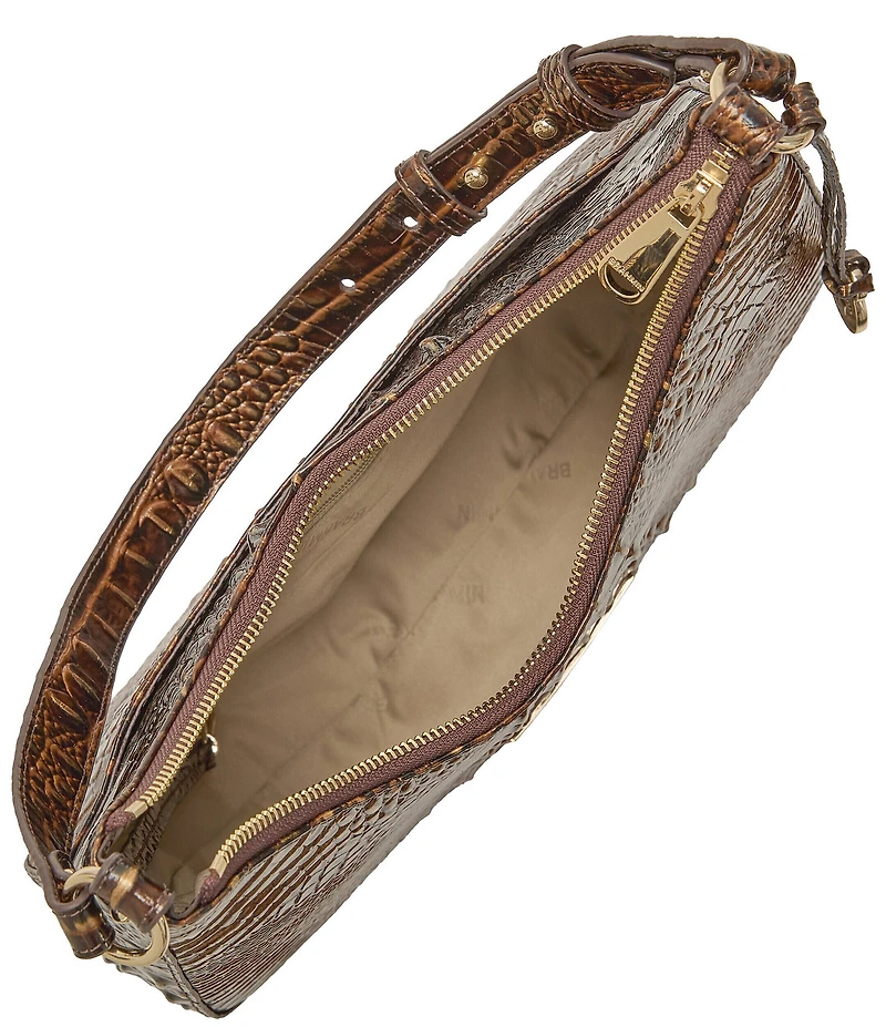 BRAHMIN Stephie Melbourne Collection Chocolate Shoulder Bag