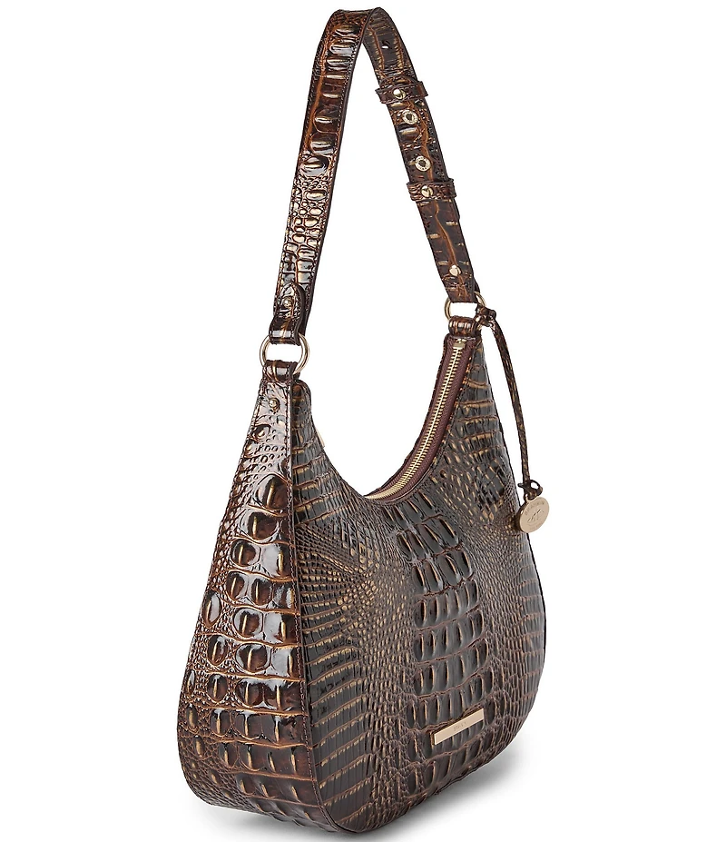 BRAHMIN Stephie Melbourne Collection Chocolate Shoulder Bag