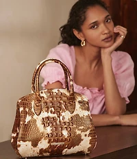 BRAHMIN Summer Rodeo Melbourne Rosetta Satchel Bag