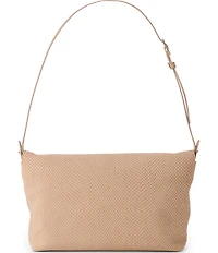 BRAHMIN Tan Dawnlight Collection Snake Embossed Kalina Shoulder Bag