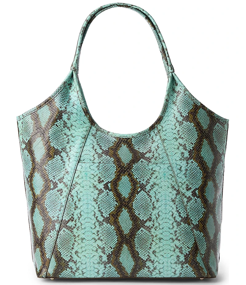 BRAHMIN Tecoma Collection Turquoise Stone Iona Tote Bag