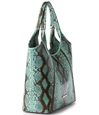 BRAHMIN Tecoma Collection Turquoise Stone Iona Tote Bag