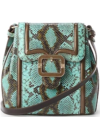 BRAHMIN Tecoma Collection Turquoise Stone Margo Crossbody Bag