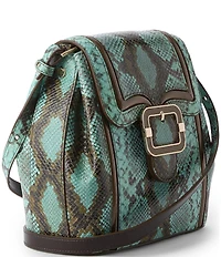 BRAHMIN Tecoma Collection Turquoise Stone Margo Crossbody Bag
